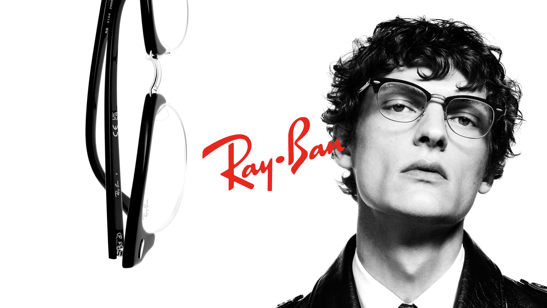 Ray-Ban RX7217 Chad 8260 Rectangle Black Eyeglasses