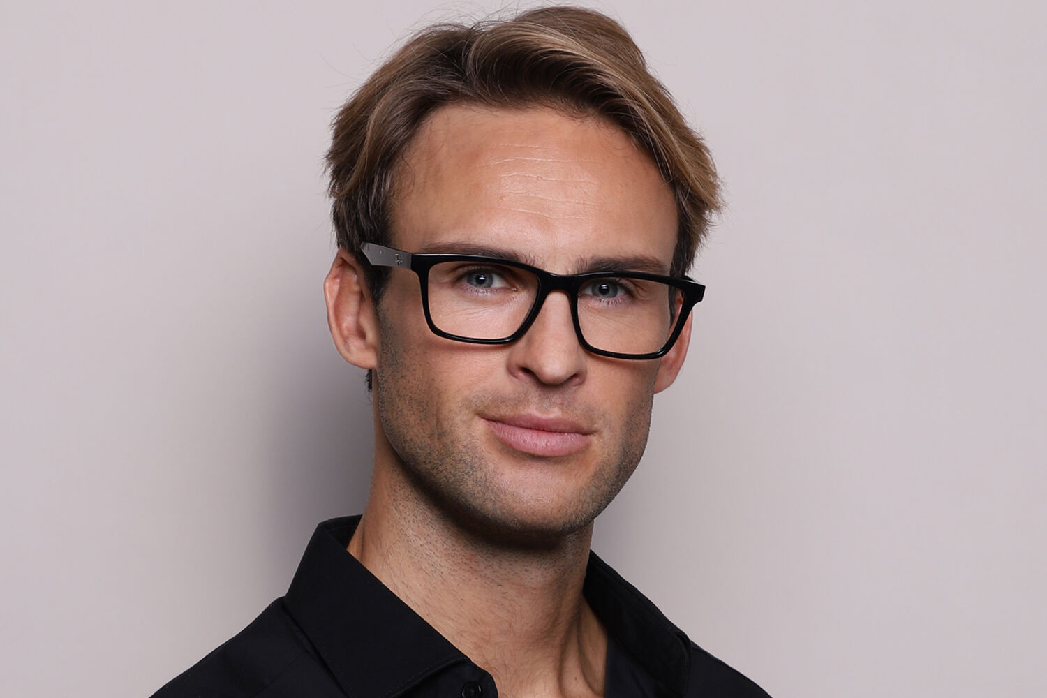 Ray-Ban RX7025 5417 Rectangle Black Eyeglasses | SmartBuyGlasses