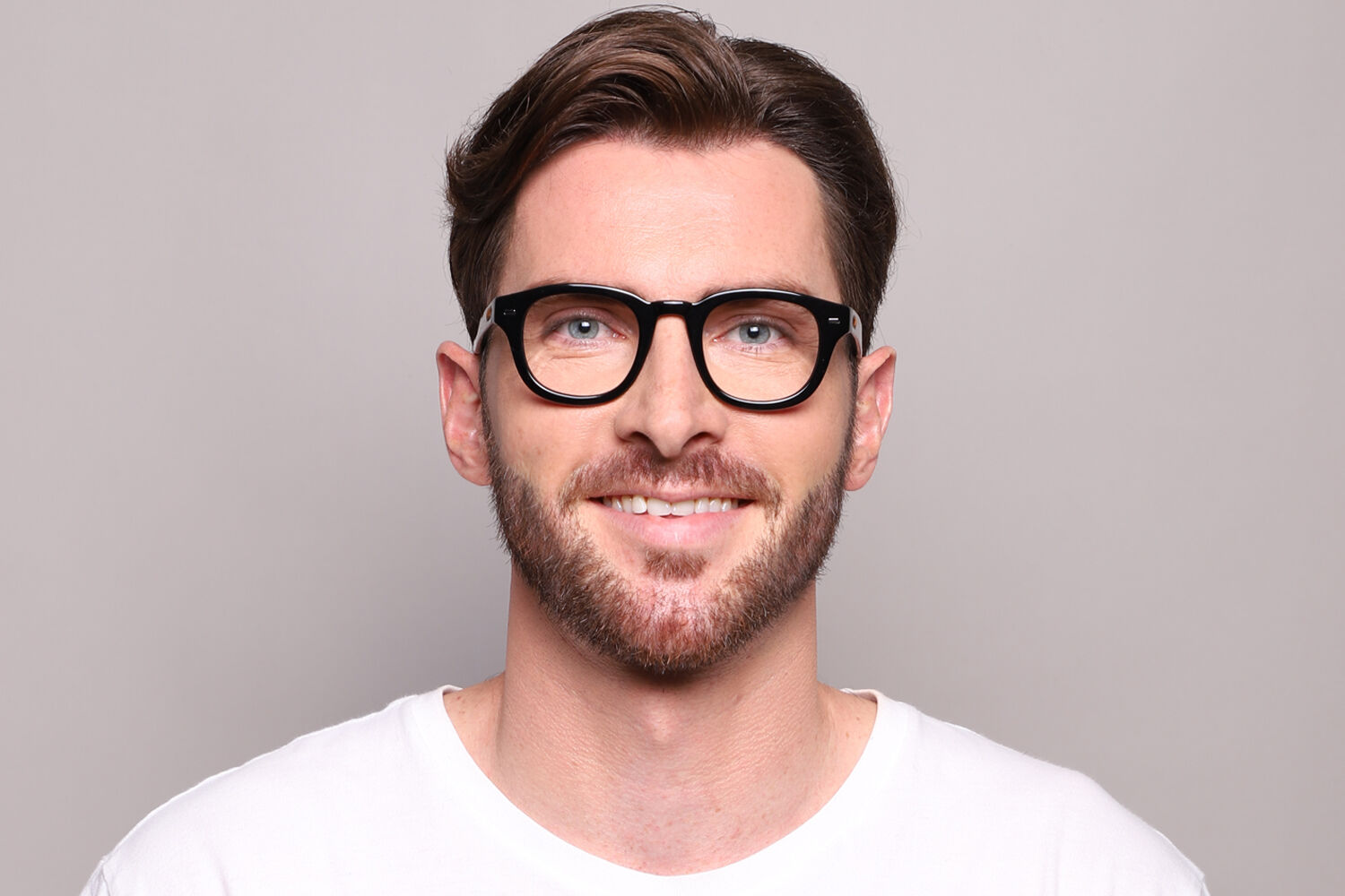 Ermenegildo Zegna ZC5005 001 Oval Black Eyeglasses