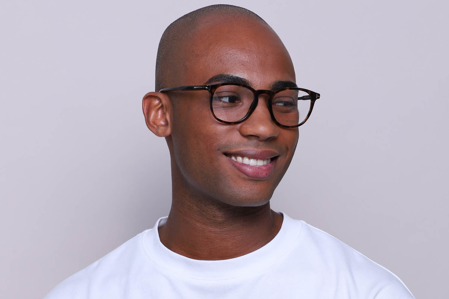 Tom Ford FT5401 052 Round Tortoise Eyeglasses | SmartBuyGlasses Canada