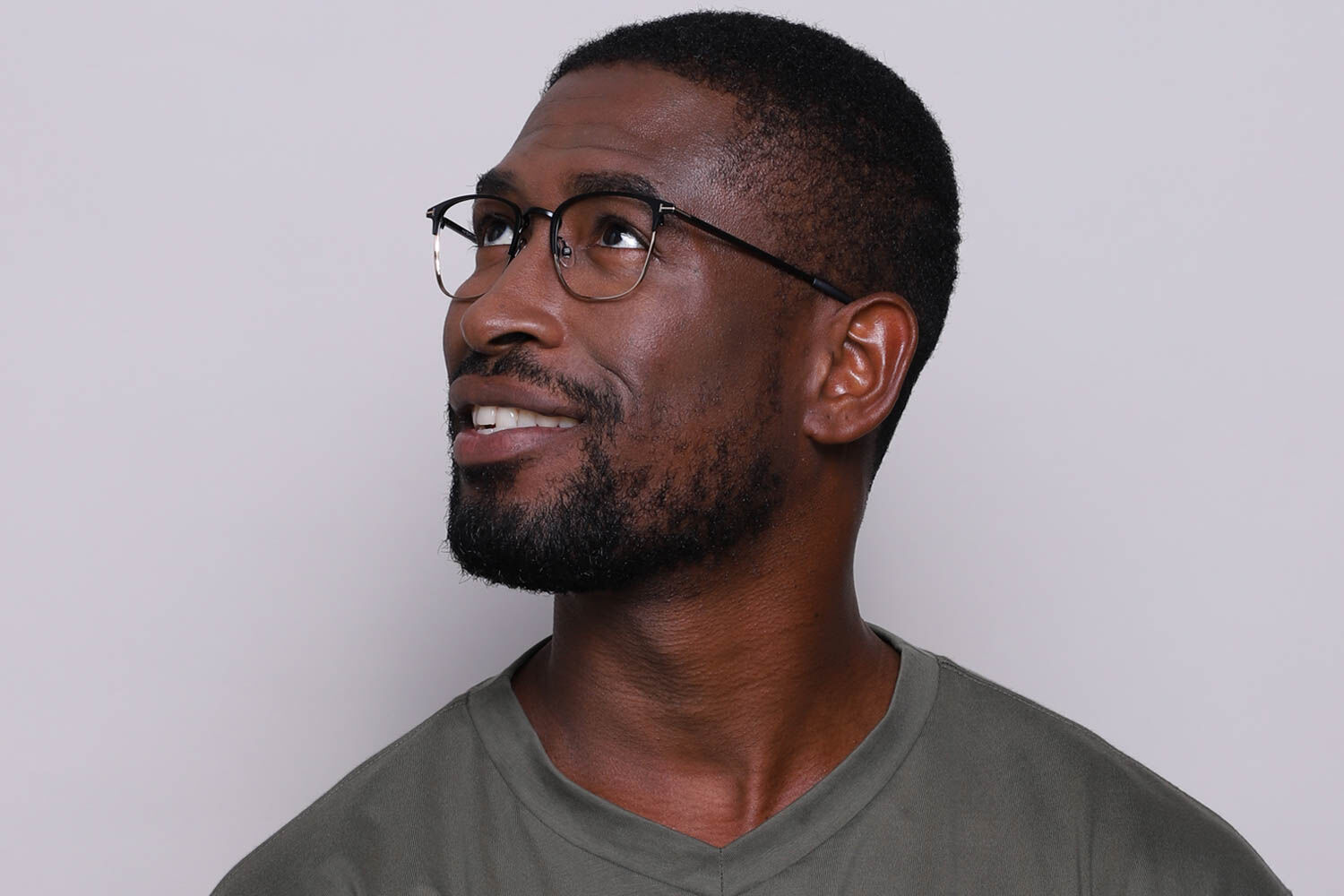 Tom Ford FT5453 002 Browline Black Eyeglasses | SmartBuyGlasses Canada