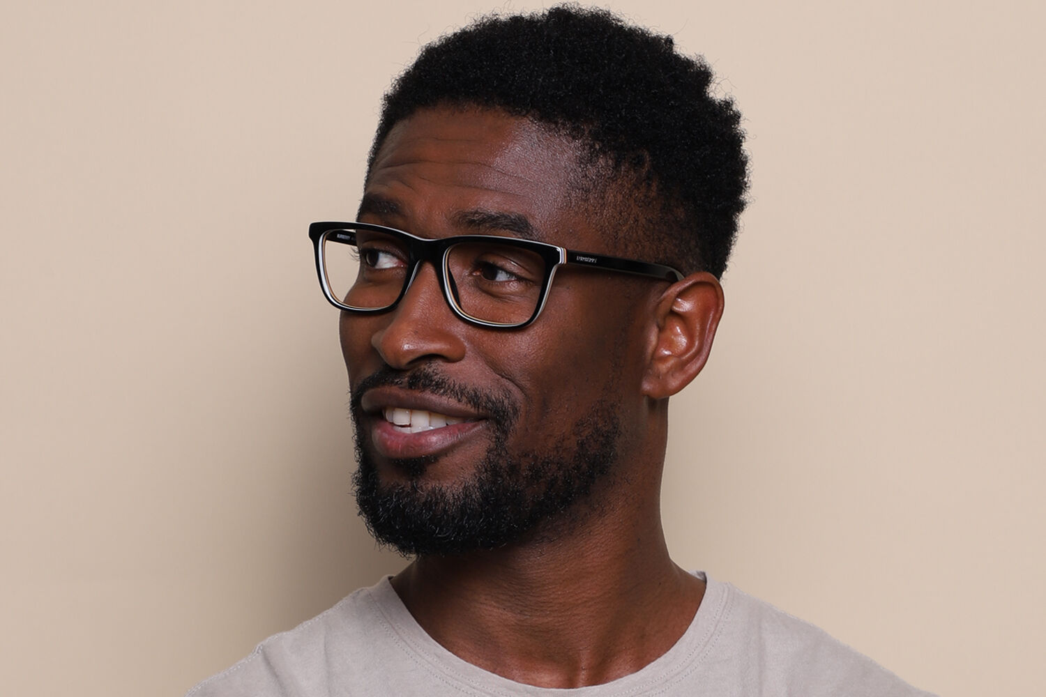Burberry BE2292 3798 Square Check Multilayer Black Eyeglasses