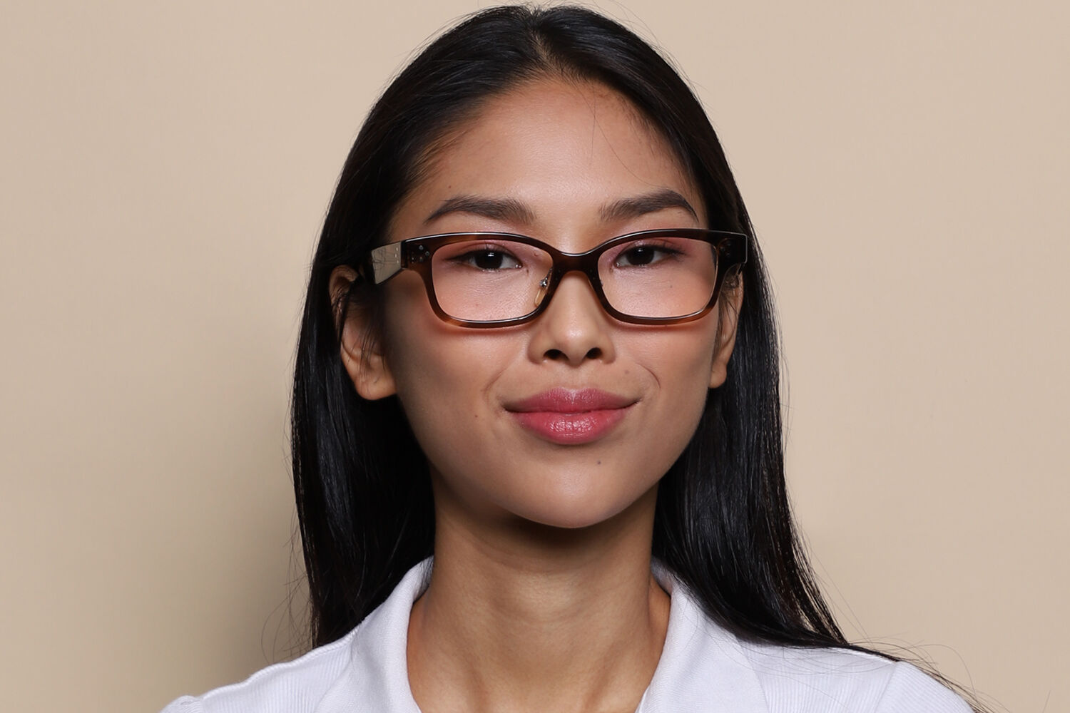 Celine CL41438F Asian Fit 07B Square Tortoiseshell Eyeglasses