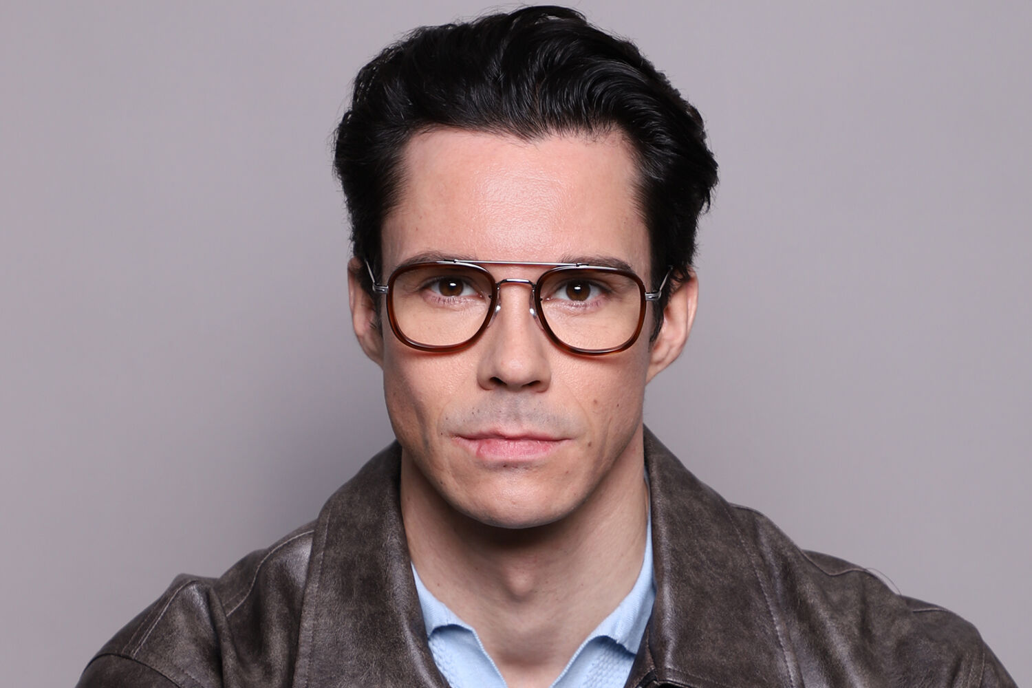 David Beckham DB 7012 31Z Pilot Ruthenium Tortoise Eyeglasses
