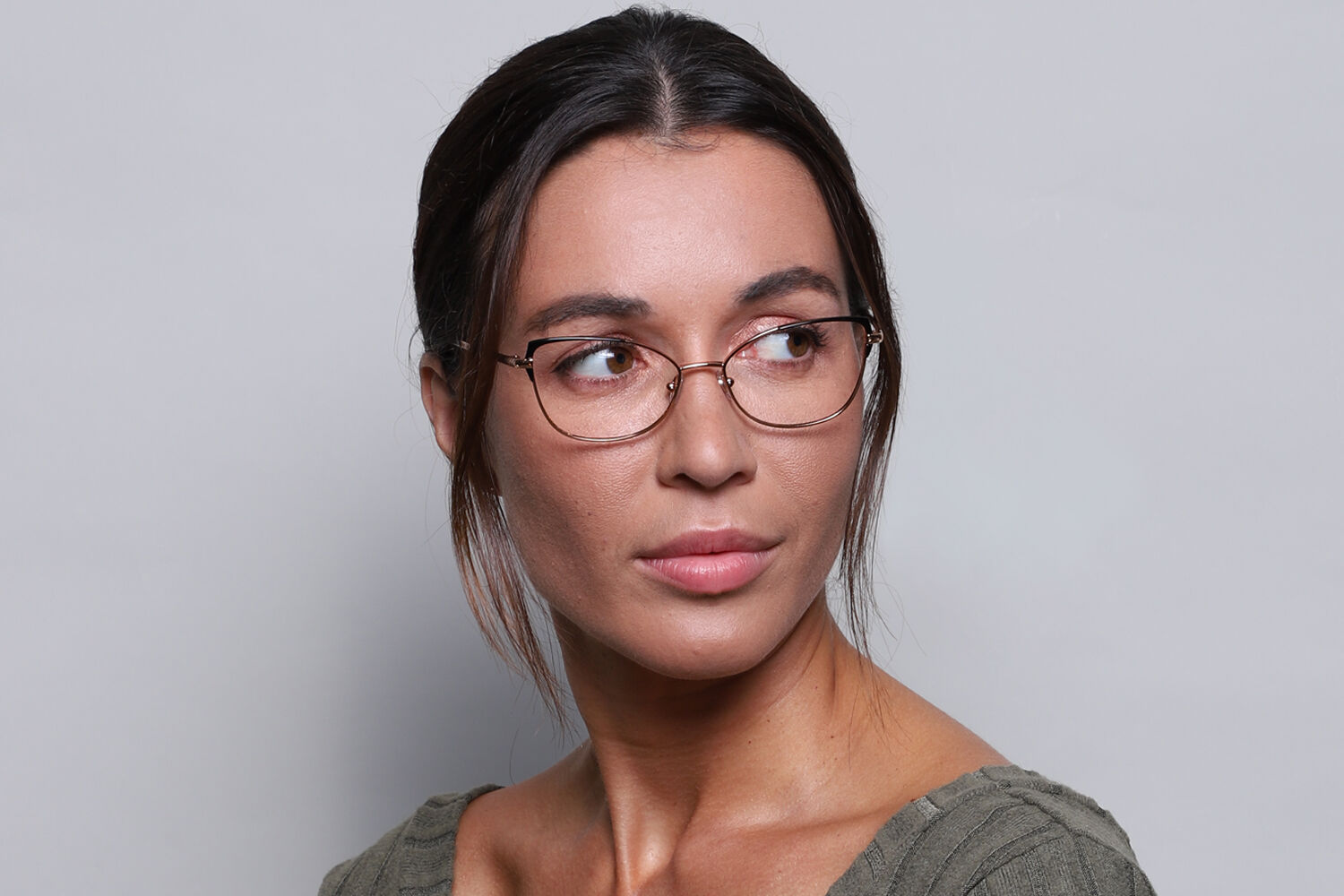 Tiffany & Co. TF1136 6007 Cat Eye Black Rose Gold Eyeglasses
