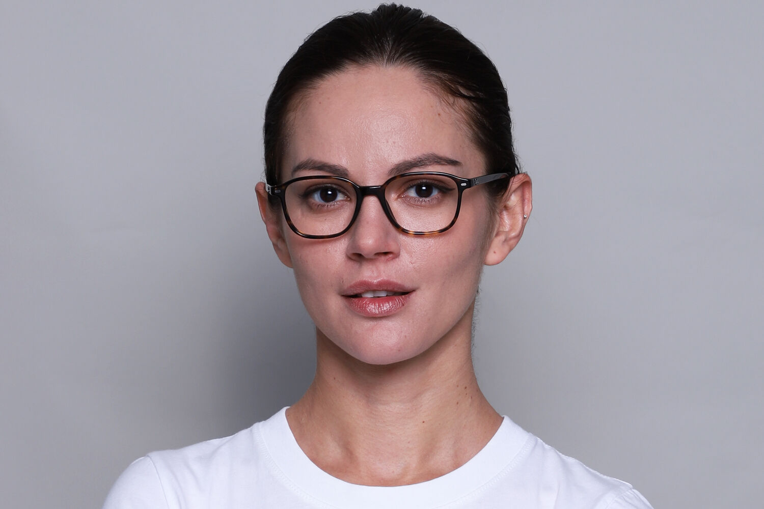 Ray-Ban RX5393 Leonard 2012 Square Havana Eyeglasses