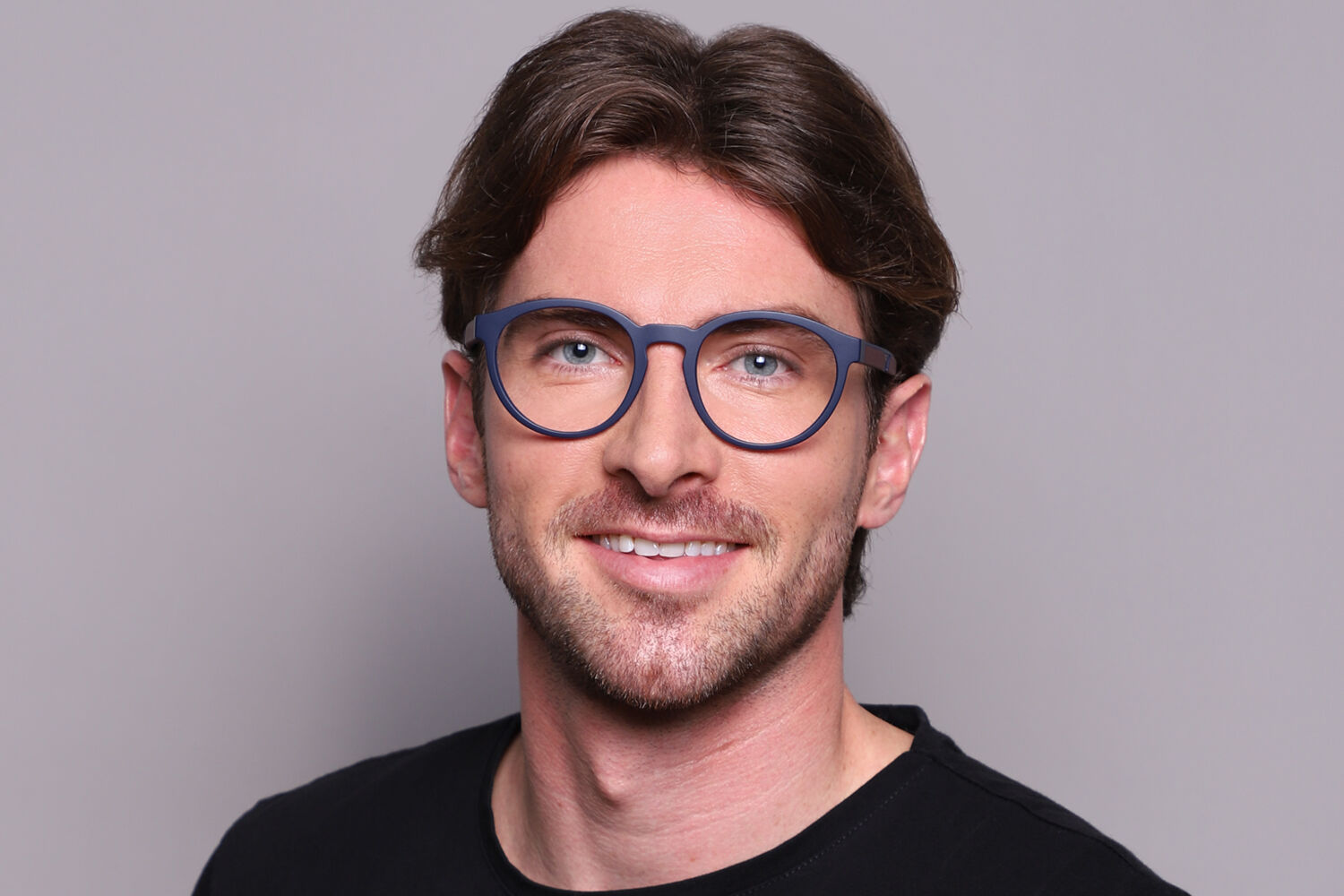 Emporio Armani EA4152 With Clip-On 56691W Matte Blue Eyeglasses
