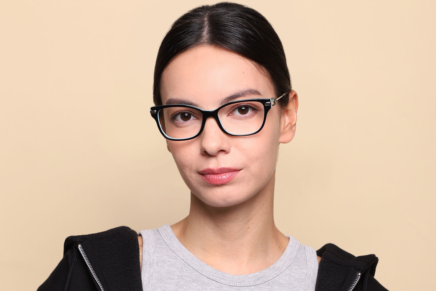 Tiffany & Co. TF2207 8055 Square Black Blue Eyeglasses