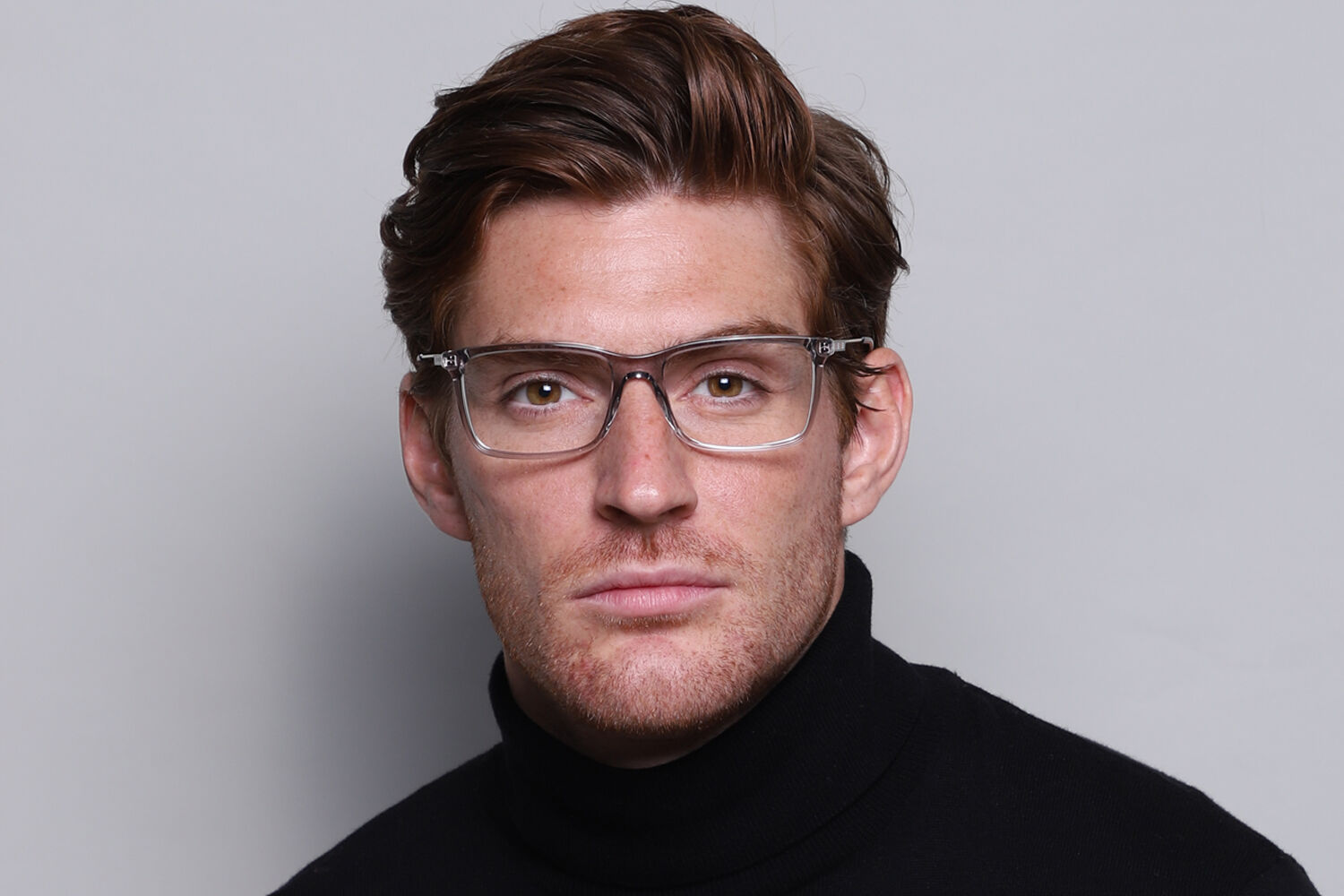 Burberry BE2339 HARRINGTON 3028 Square Transparent Grey Eyeglasses