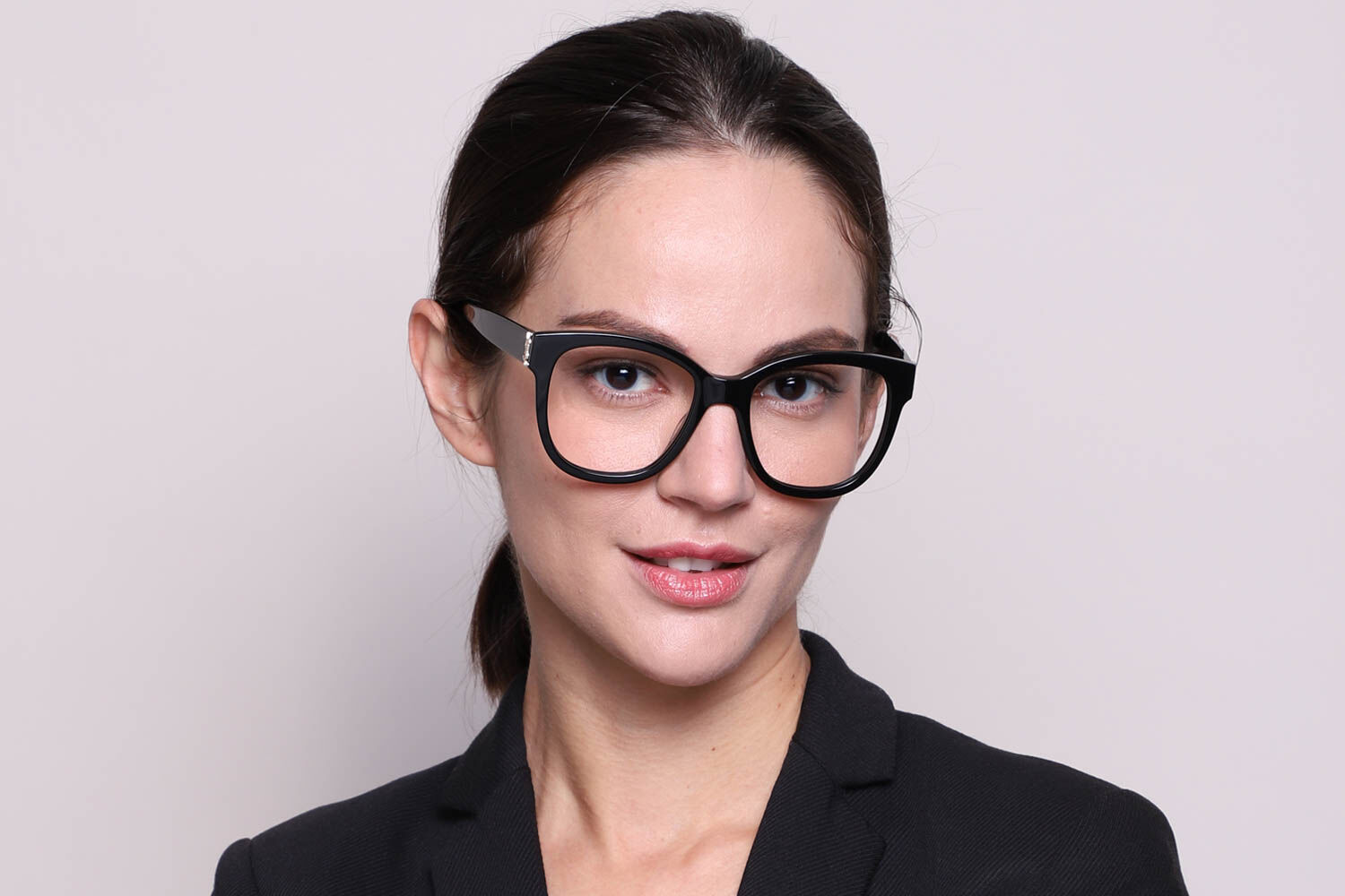 Saint Laurent SL M97 001 Square Black Eyeglasses | SmartBuyGlasses