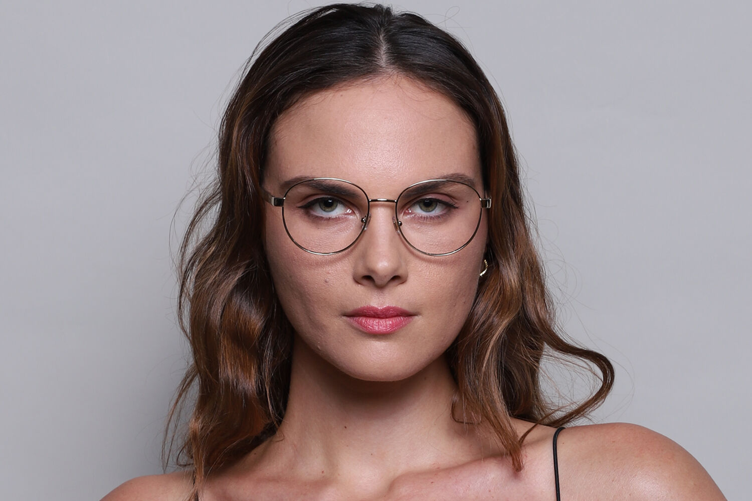 Ralph by Ralph Lauren RA6050 9116 Oval Shiny Pale Gold Eyeglasses