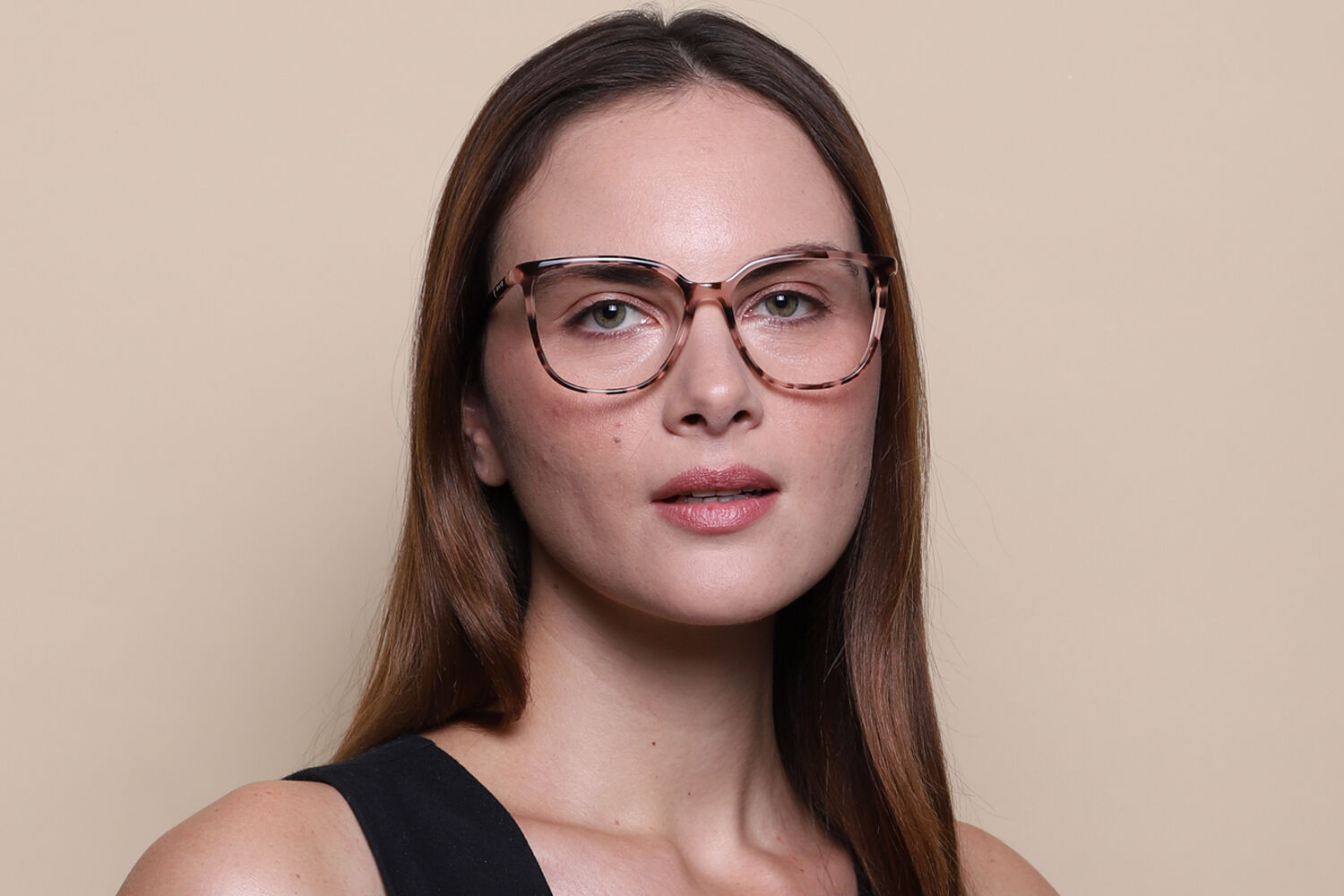Lacoste L2892 690 Square Pink Havana Eyeglasses | SmartBuyGlasses