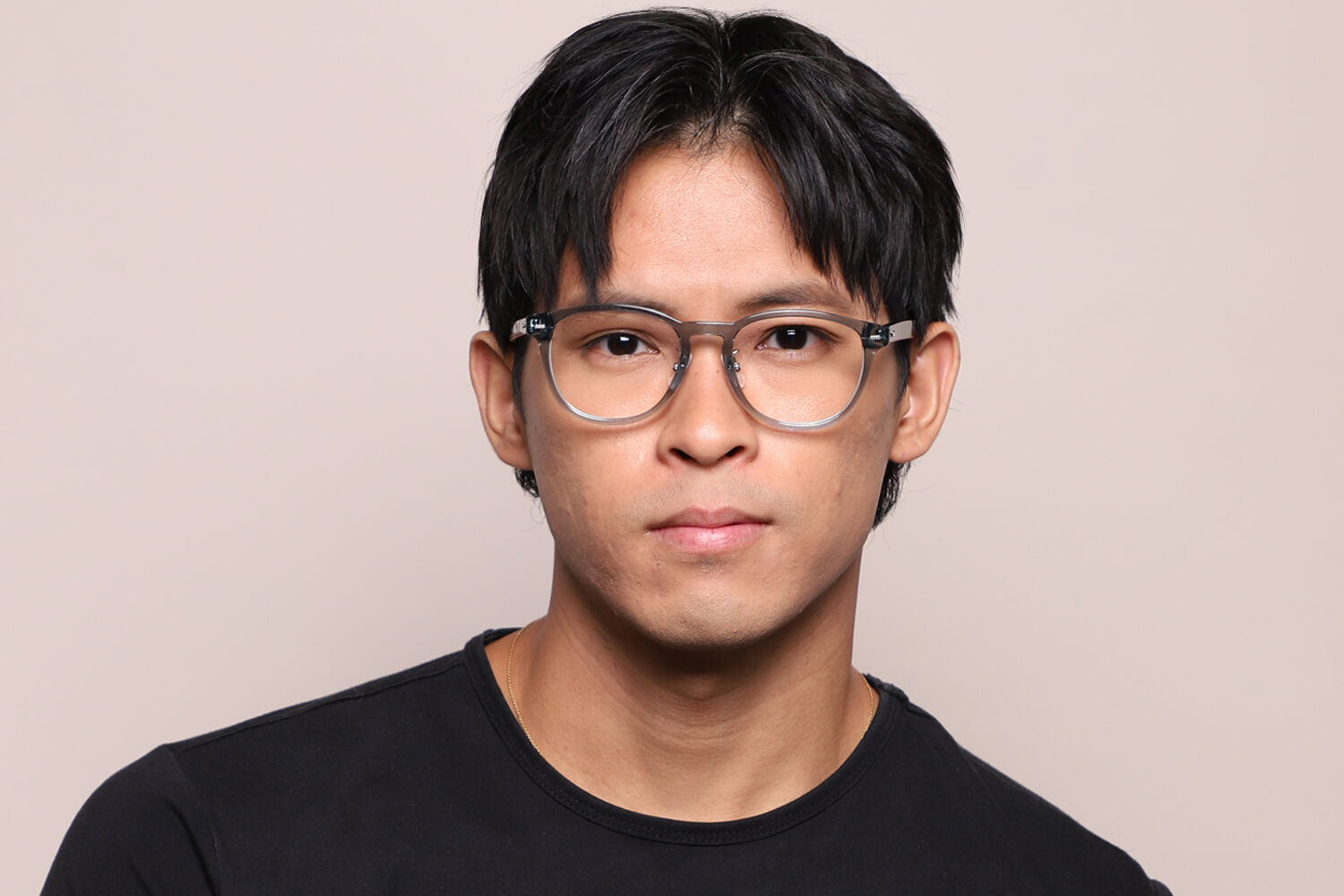 Boss 1479/F Asian Fit PJP Oval Transparent Teal Blue Eyeglasses