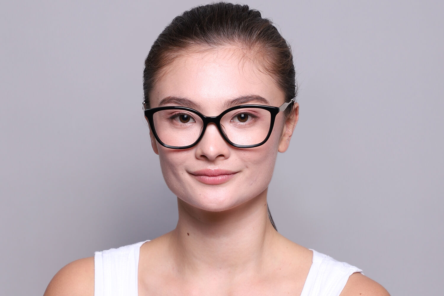 Prada PR 02ZVF Asian Fit 1AB1O1 Butterfly Black Eyeglasses Prada PR 02ZVF Asian Fit 1AB1O1 Butterfly Black Eyeglasses