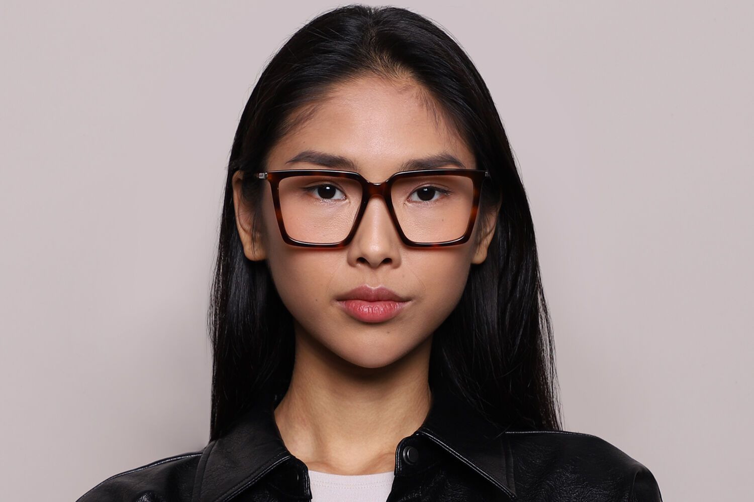 Saint Laurent SL 474 OPT 002 Square Tortoise Eyeglasses