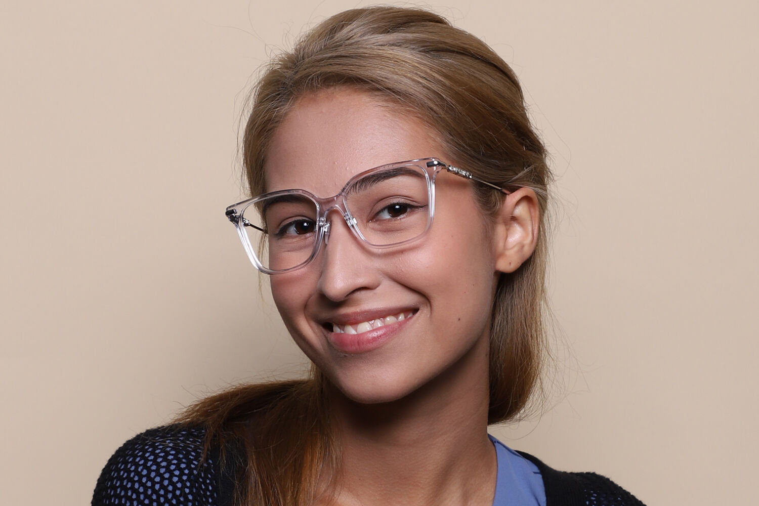 Burberry BE2376 ELIZABETH Asian Fit 3024 Square Clear Eyeglasses