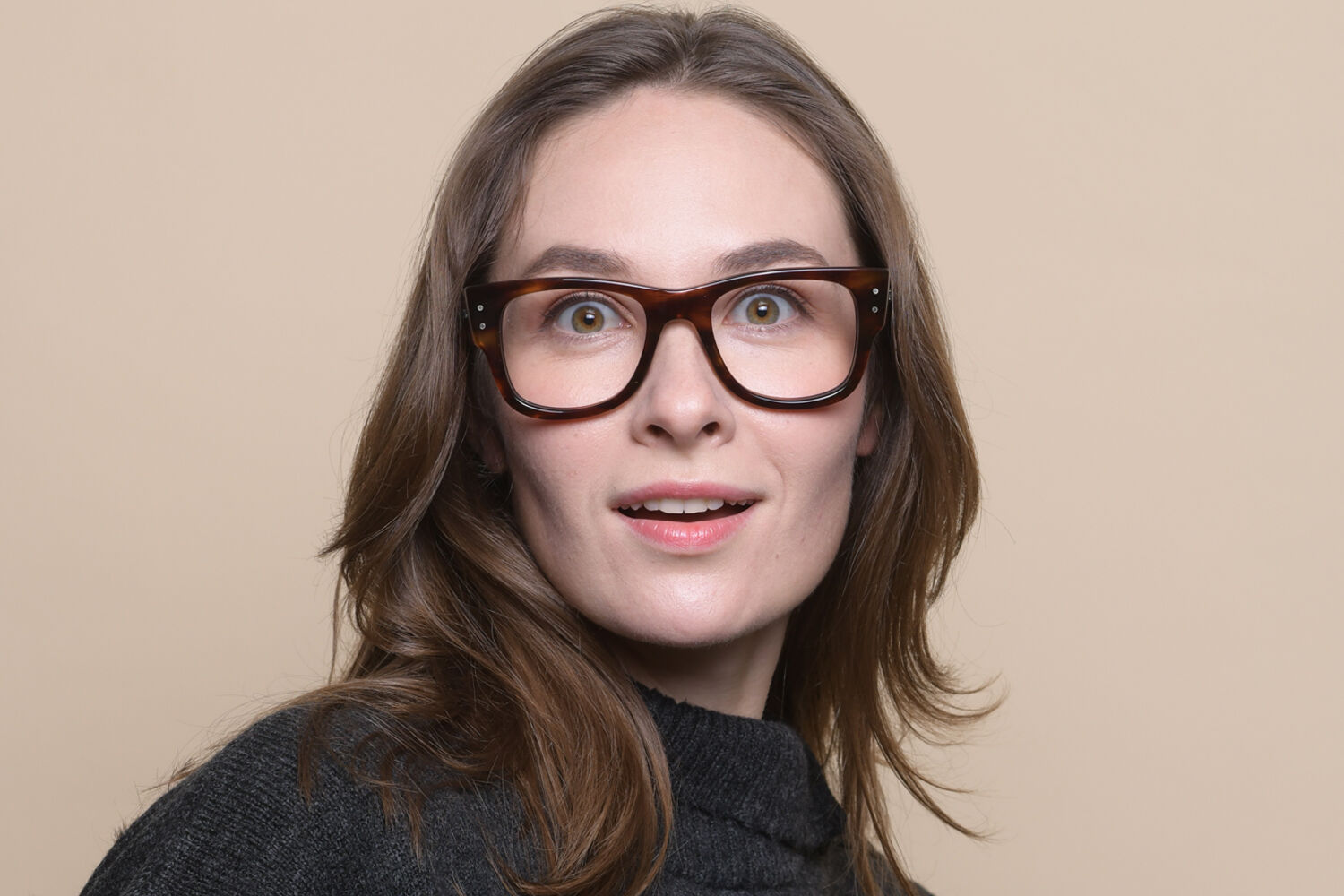Ray-Ban RX0840V Mega Wayfarer 2144 Square Striped Tortoise