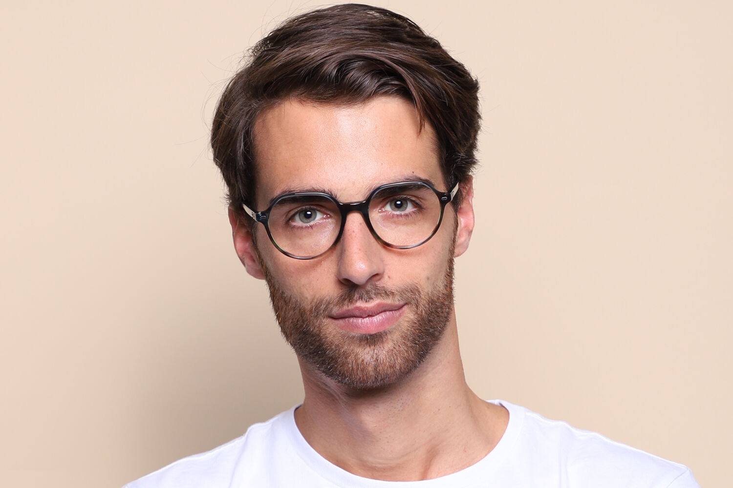 Ray-Ban RX5395 Thalia 8252 Oval Transparent Green Blue Brown
