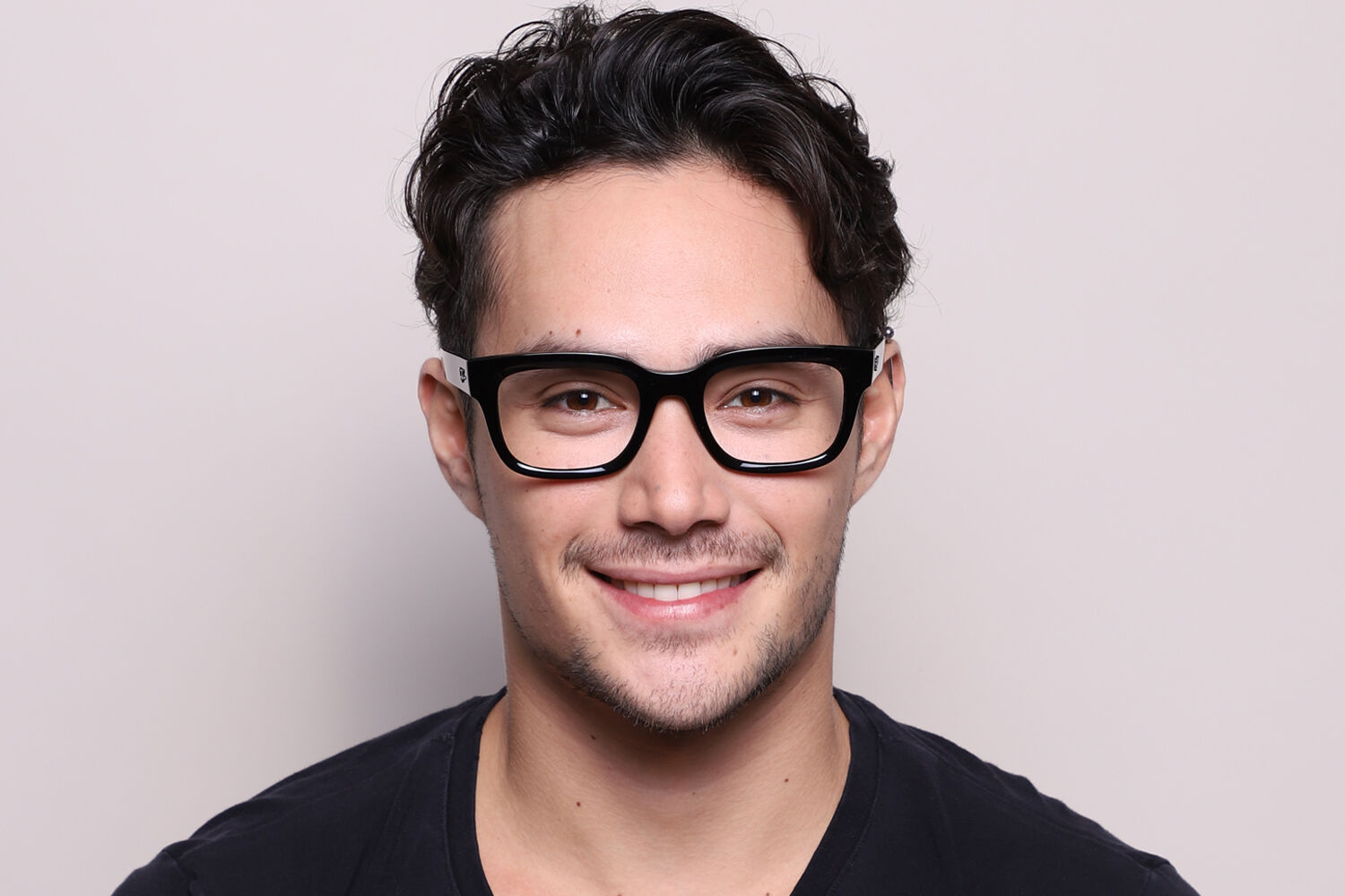 Ray-Ban RX7217 Chad 8260 Rectangle Black Eyeglasses