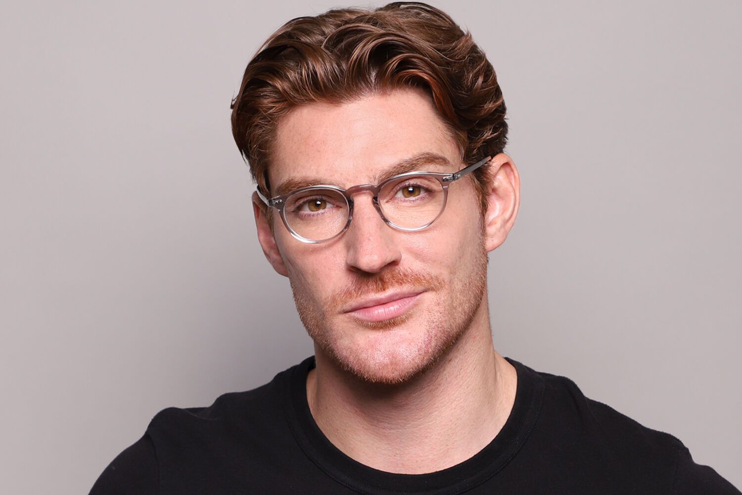 Oliver Peoples OV5004 Riley-R 1132 Oval Transparent Grey Workman
