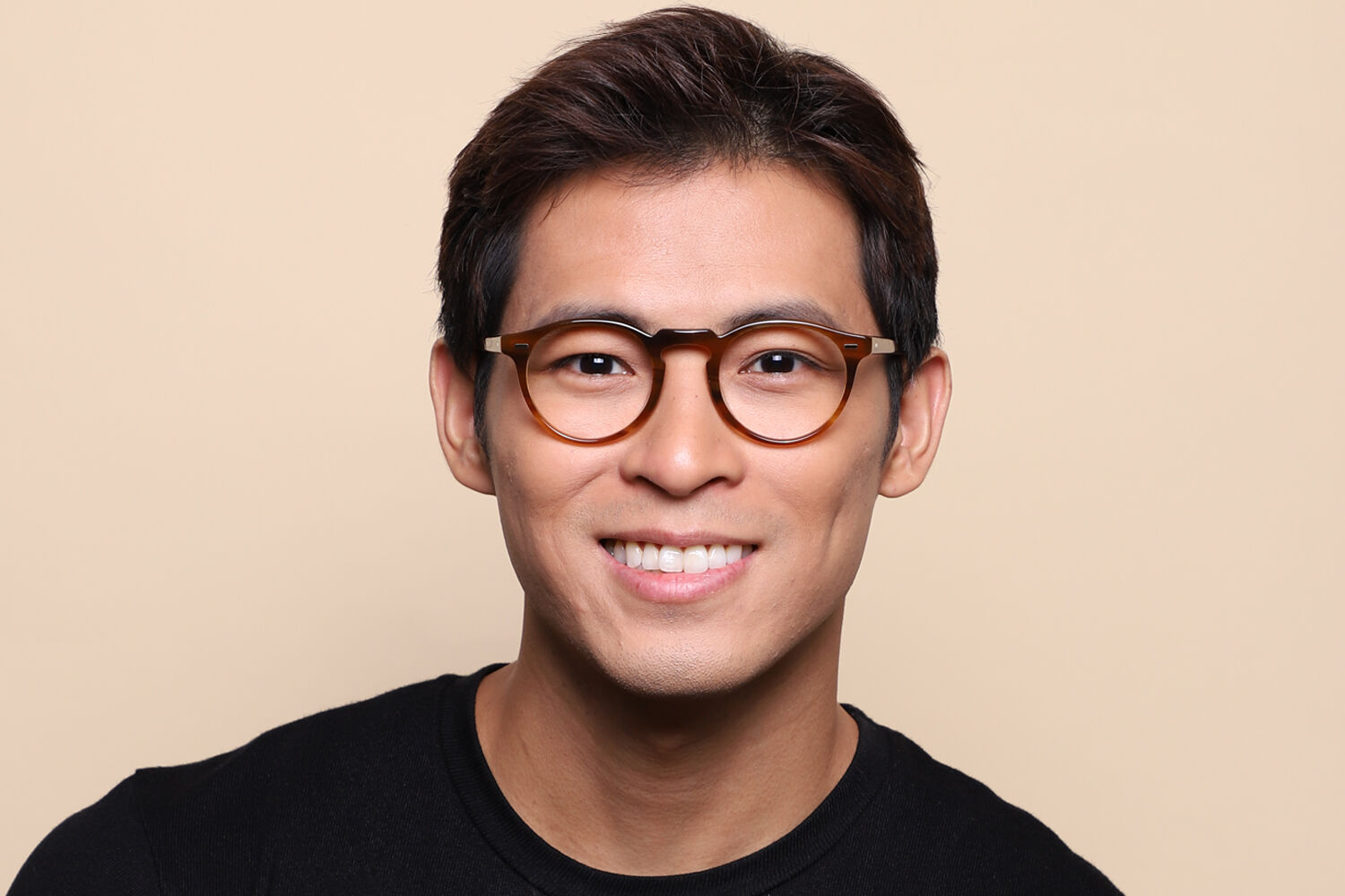 Oliver Peoples OV5186 Gregory Peck 1011 Oval Raintree Brown Horn