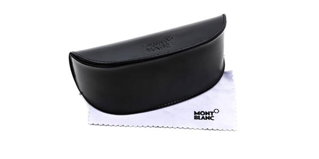 Montblanc MB0479S 004 Rectangle Transparent Grey Sunglasses  display picture 3