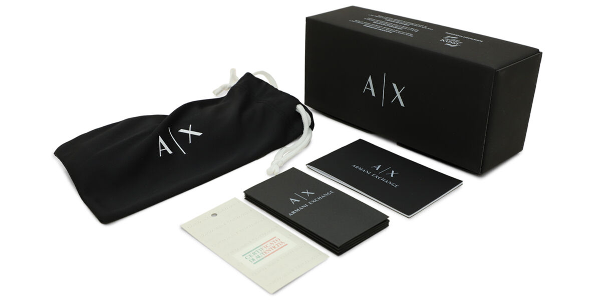 Armani Exchange AX1019 6089 Square Grey Eyeglasses