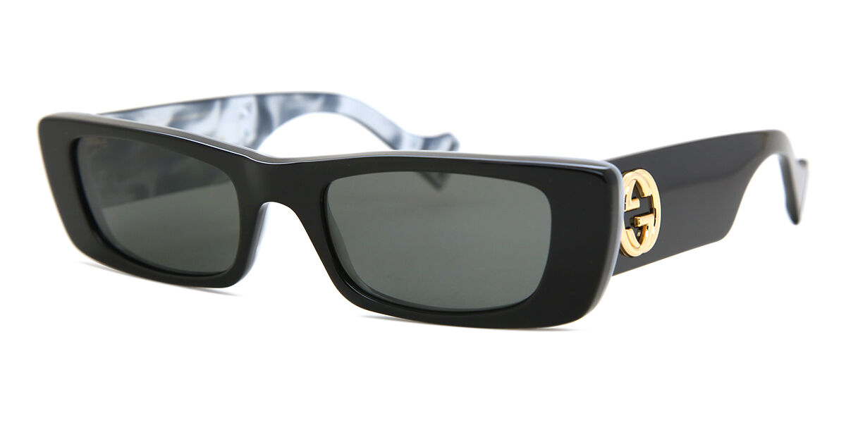 Gucci GG0516S 001 Rectangle Black Sunglasses | SmartBuyGlasses Canada