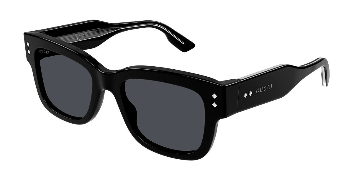 【新品】グッチ GUCCI サングラス メンズ GG1212S 001 Gucci GG1217S 001 Square Black Sunglasses | SmartBuyGlasses Canada