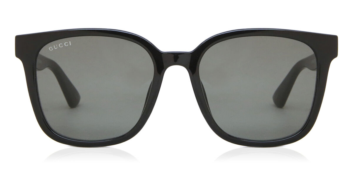 Gucci GG1346SK Asian Fit 001 Square Black Sunglasses