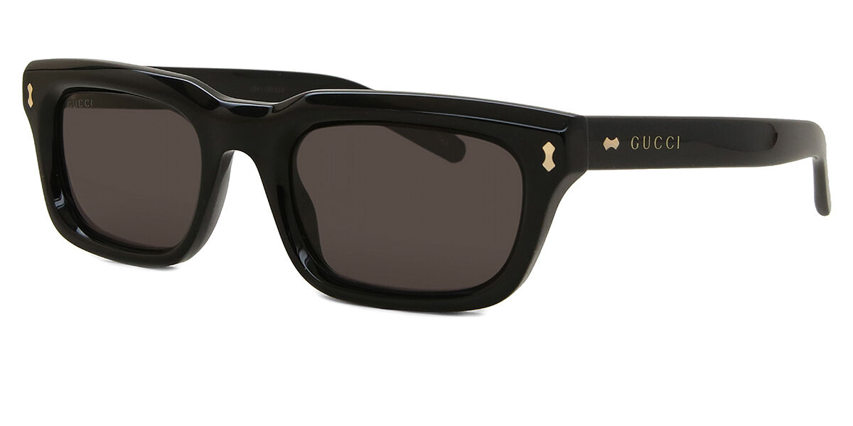 Gucci GG1524S 001 Rectangle Black Sunglasses | SmartBuyGlasses Canada