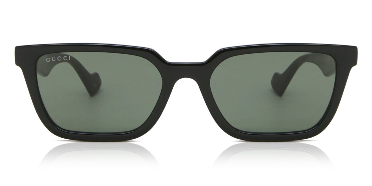 Gucci GG1539S 001 Rectangle Black Sunglasses | SmartBuyGlasses Canada