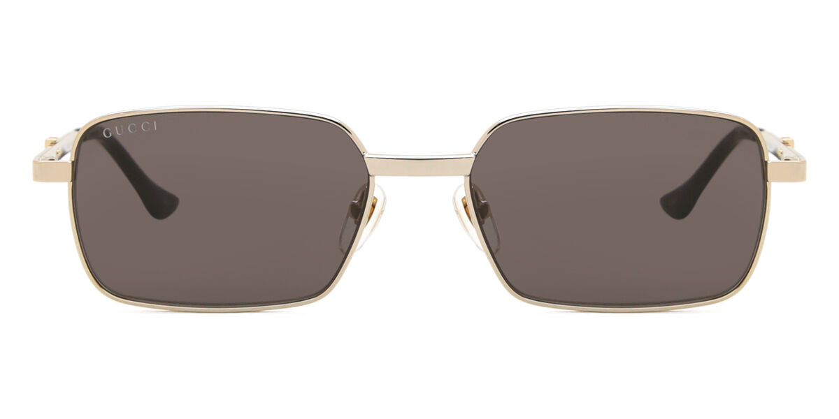 oggiiiページ Gucci GG1495S 001 Rectangle Gold Sunglasses | SmartBuyGlasses Canada