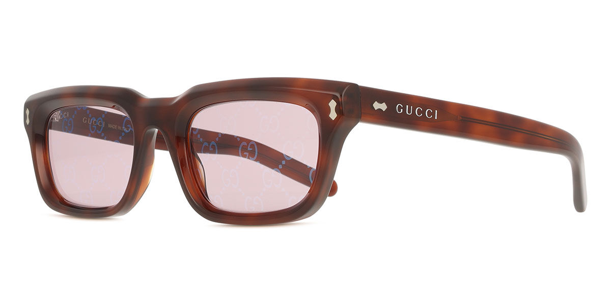 Gucci GG1524S 005 Rectangle Tortoise Sunglasses | SmartBuyGlasses