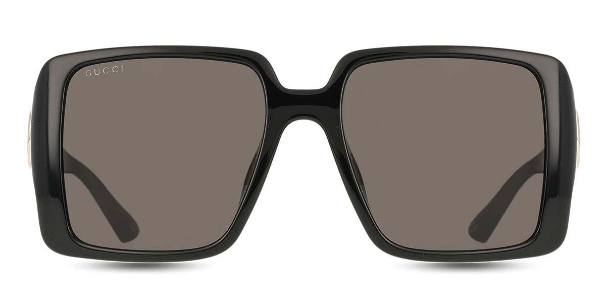 Gucci GG1692SA Asian Fit 001 Square Black Sunglasses
