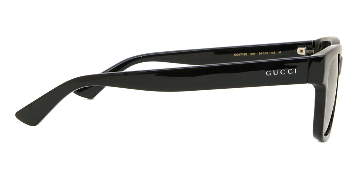 Gucci GG1716S 001 Square Black Sunglasses | SmartBuyGlasses Canada