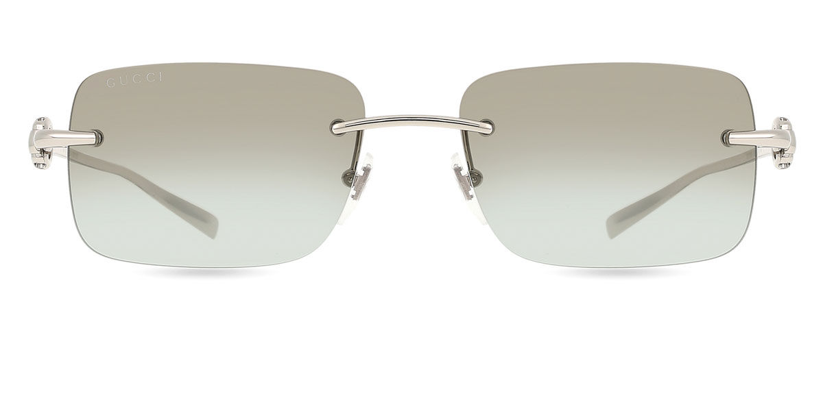 極美品 GUCCI rimless sunglasses linestone Gucci Rimless Sunglasses – 100% UV Protection & Free Shipping