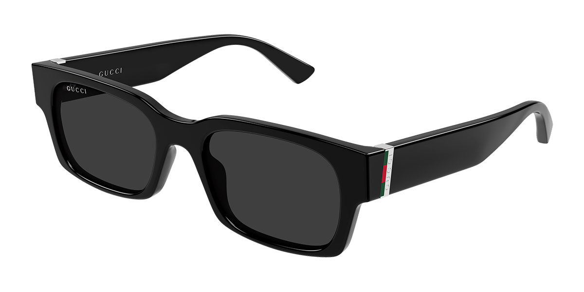 Gucci GG1498SK Asian Fit 001 Square Black Sunglasses