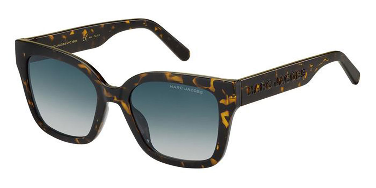 Marc Jacobs MARC 658/S 086/08 Square Tortoise Sunglasses