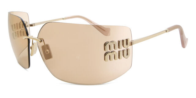 NEW SMU 54Y ZVN20F MIU MIU MU54YS ZVN20F WOMEN SUNGLASSES MU 54YS ZVN20F SHIELD Miu Miu MU 54YS Women main image 2