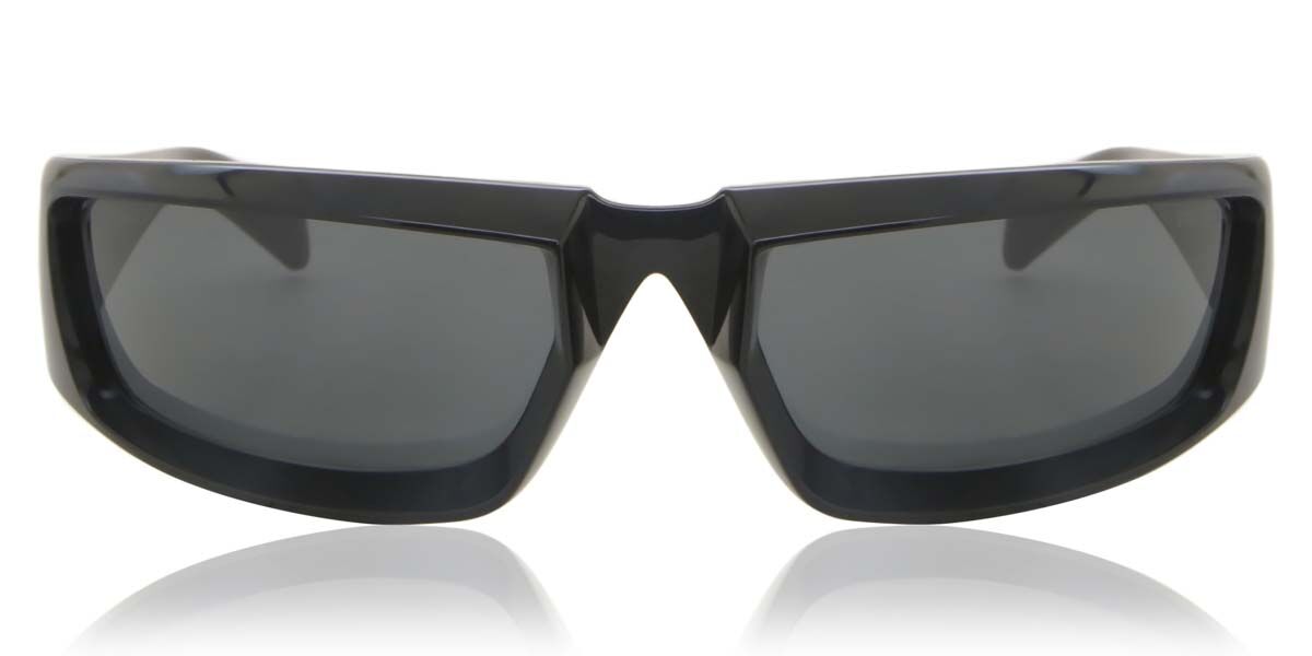 Prada PR 25YS 1AB5S0 Rectangle Black Sunglasses | SmartBuyGlasses