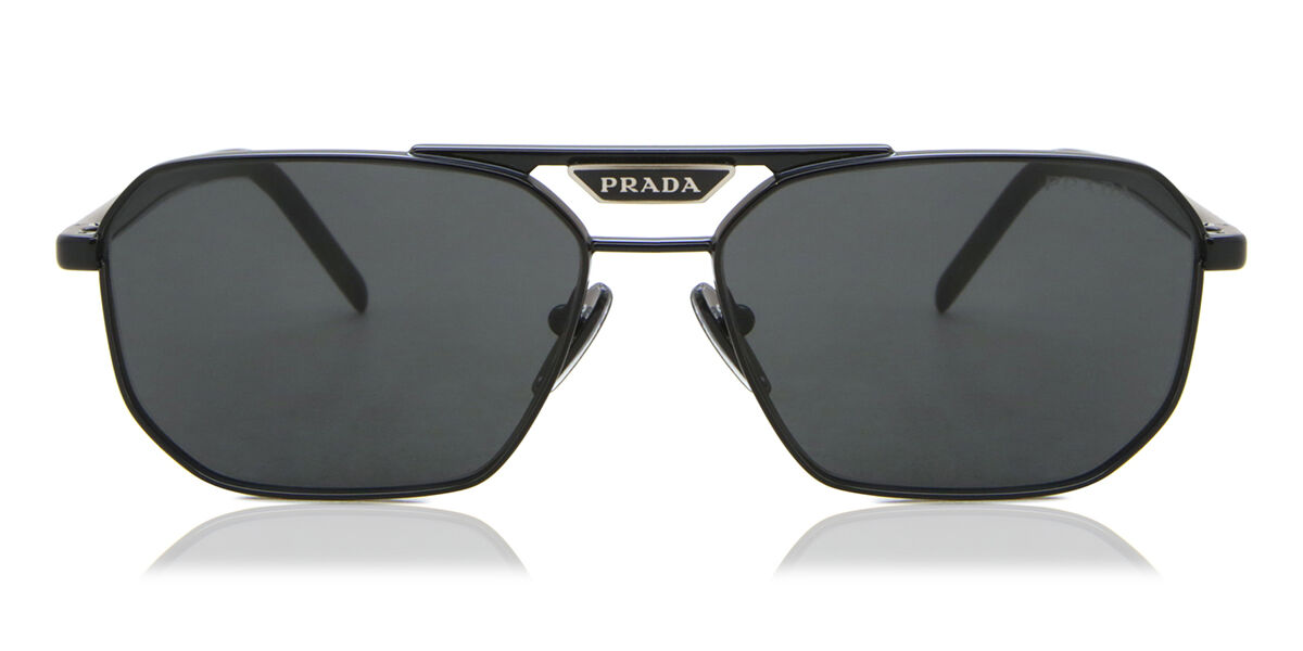 Prada PR 58YS 1AB5S0 Pilot Black Sunglasses | SmartBuyGlasses Canada