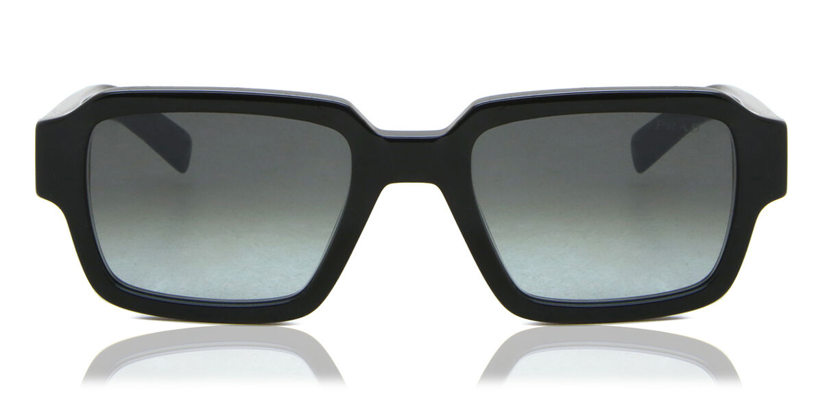 Prada PR 02ZS 1AB06T Square Black Sunglasses | SmartBuyGlasses Canada