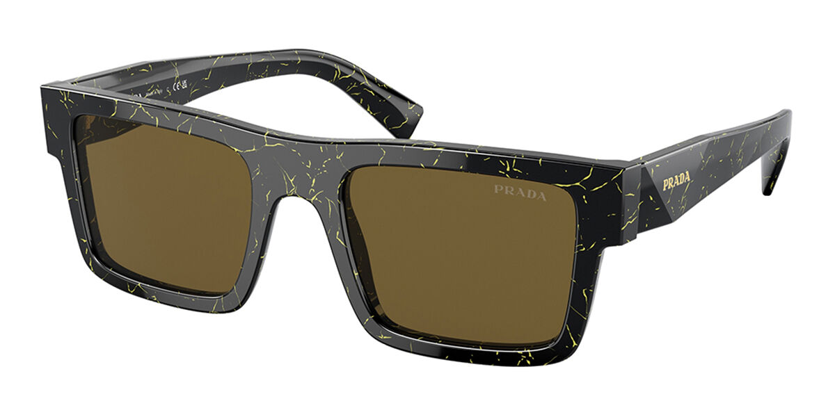 Prada PR 19WS 1AB06Z Square Black Sunglasses | SmartBuyGlasses Canada