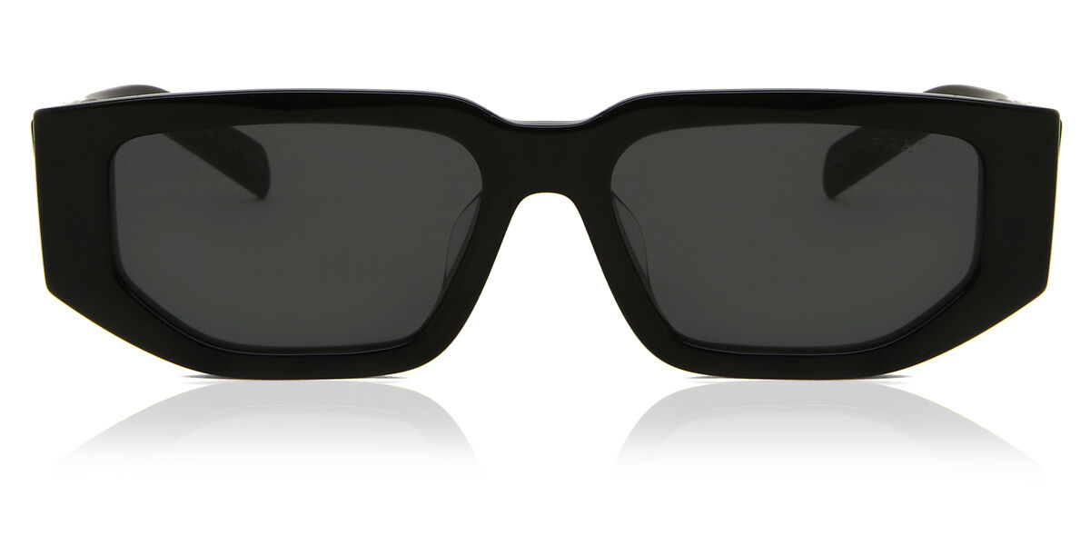 Prada PR 09ZSF Asian Fit 19D5S0 Rectangle Black Yellow Marble