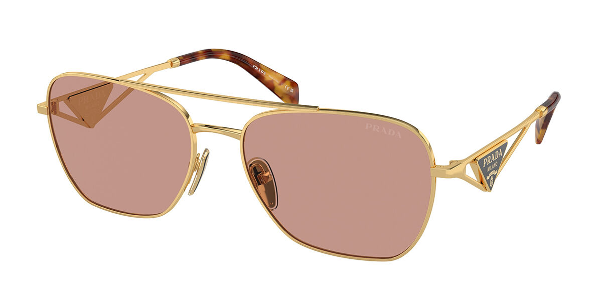 CHANELサングラス&PRADAバック Prada PR A50S 5AK08M Pilot Gold Sunglasses | SmartBuyGlasses Canada