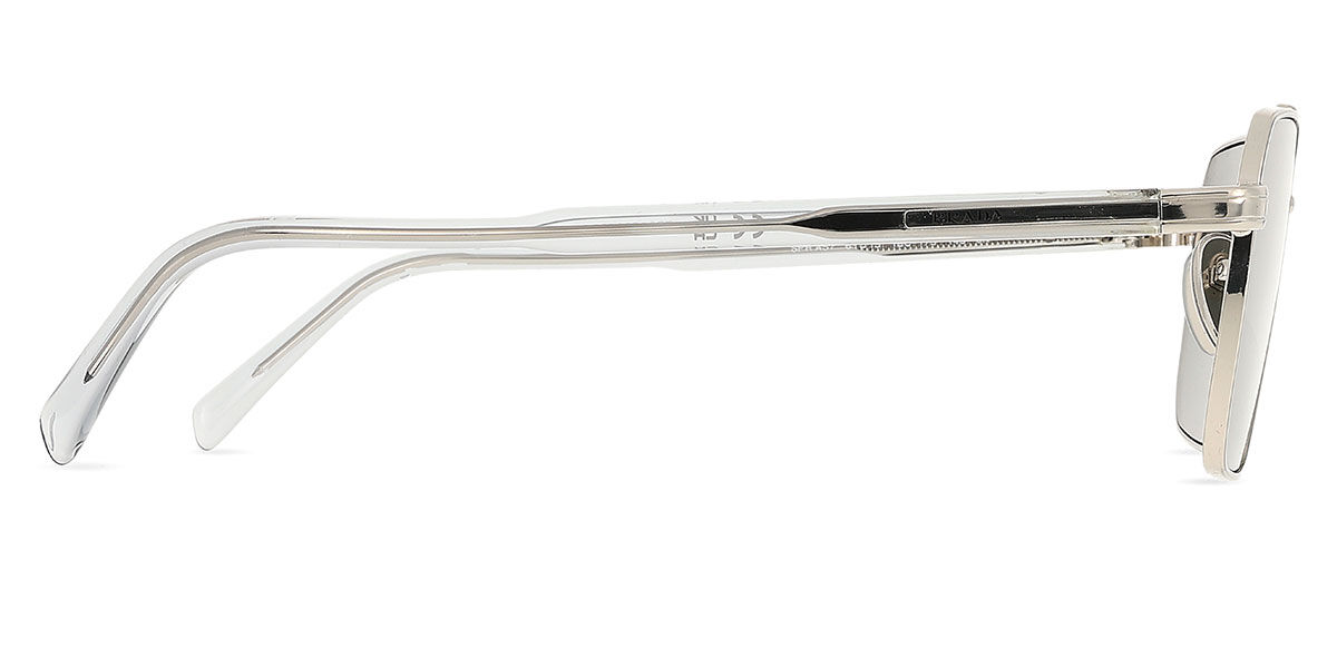 Prada PR A57S 1BC175 Pilot Silver Sunglasses | SmartBuyGlasses Canada