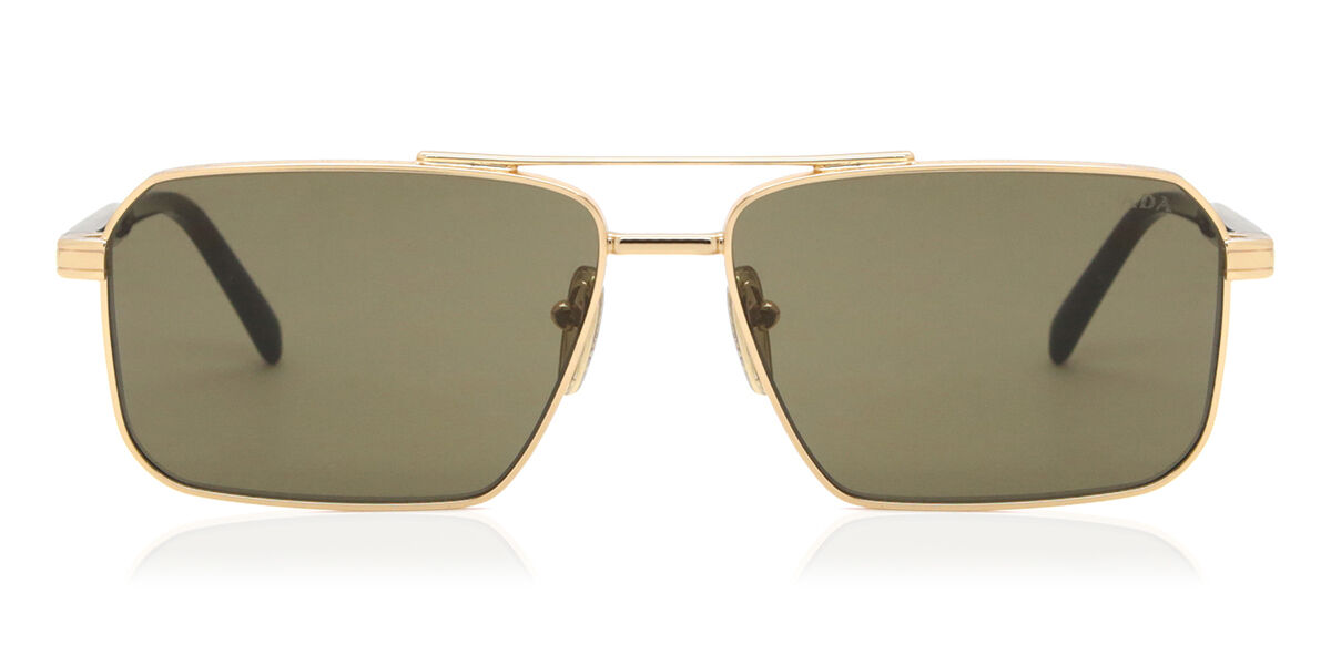 Prada PR A57S 5AK90F Pilot Gold Sunglasses | SmartBuyGlasses Canada