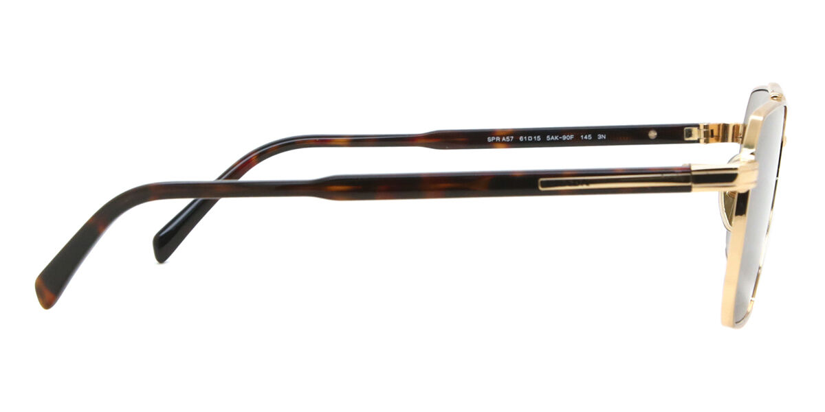 Prada PR A57S 5AK90F Pilot Gold Sunglasses | SmartBuyGlasses Canada