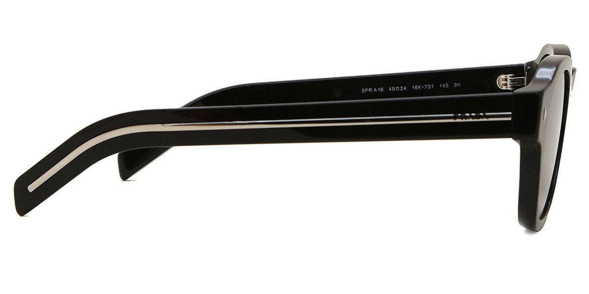 Prada PR A16S 16K731 Square Black Sunglasses | SmartBuyGlasses Canada